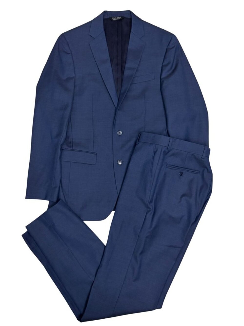JOS A BANK Wool Business Suit Blue Blazer Dress Pants Formal Jacket Mens 39L - Picture 6 of 8